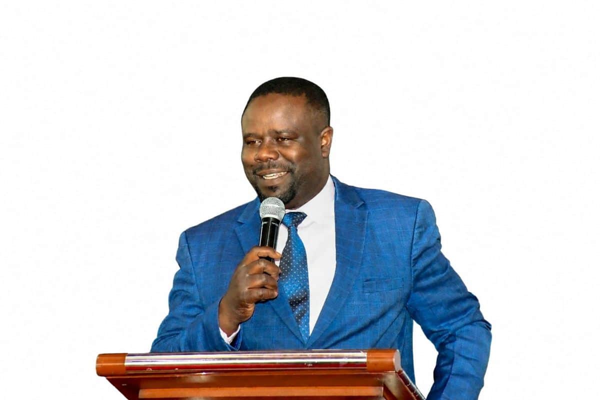 Bishop Edward Wafula preaching at Believers Discipleship Chapel