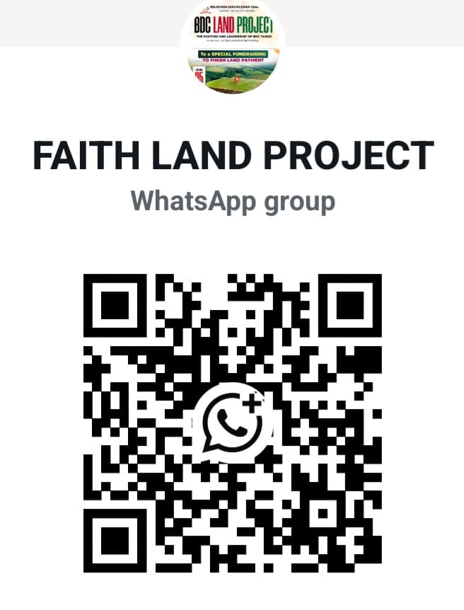 Scan this QR code to join the Faith Land Project WhatsApp group