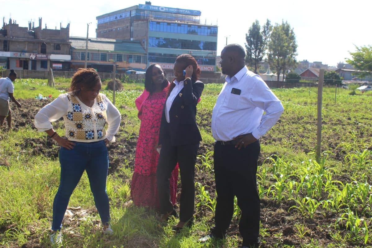Believers Discipleship Chapel members on the land in Tassia